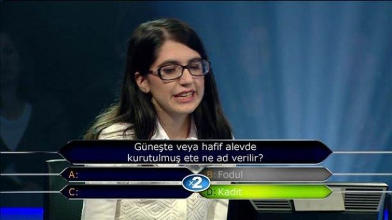 Güneşte veya hafif alevde kurutulmuş ete ne ad verilir?