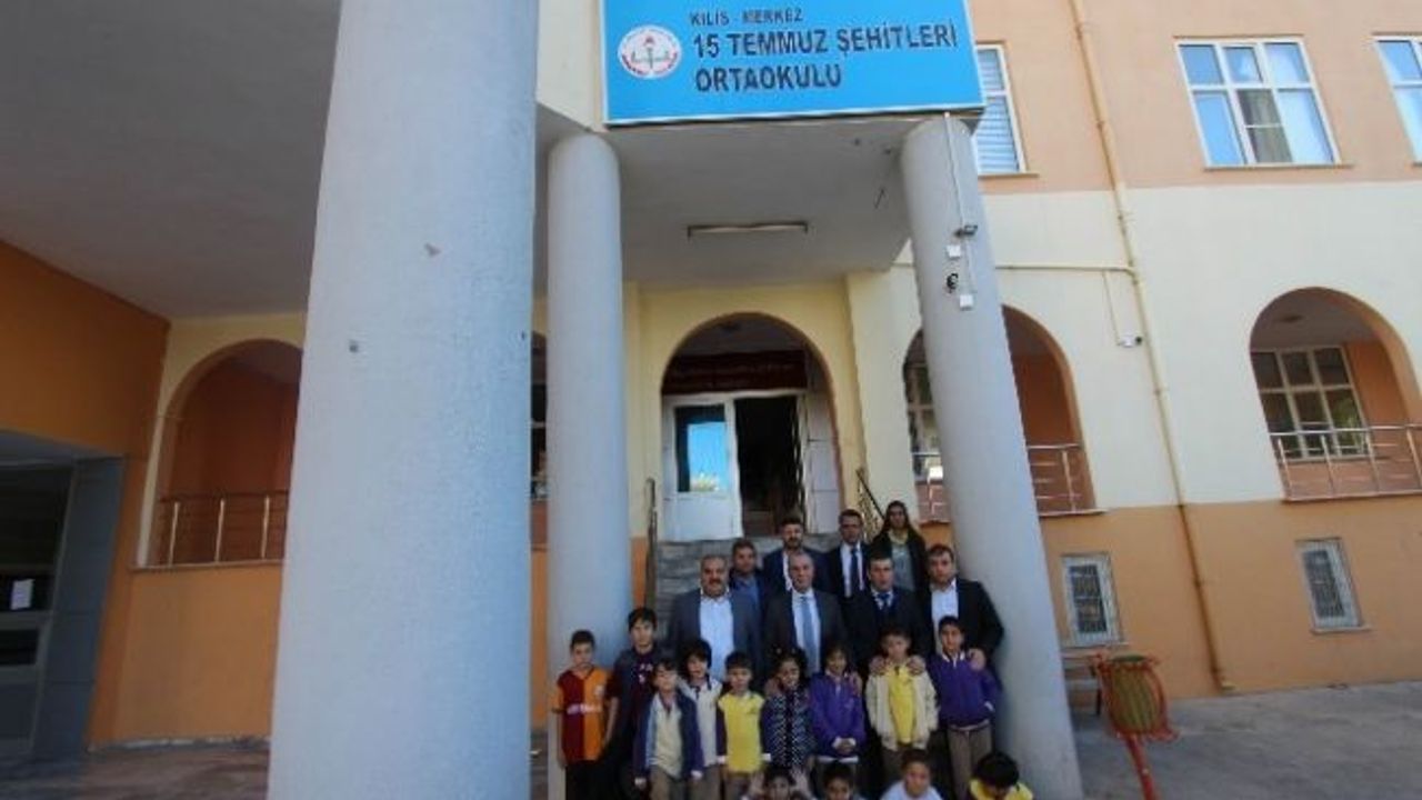 Arkaltı’dan 15 Temmuz Ortaokul ve İlkokuluna ziyaret