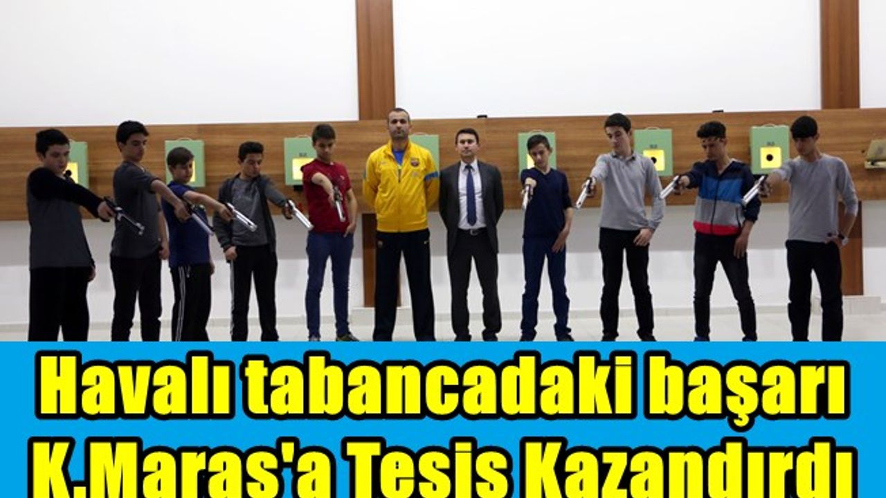 Şampiyonların kenti Kahramanmaraş'a atış poligonu yapıldı