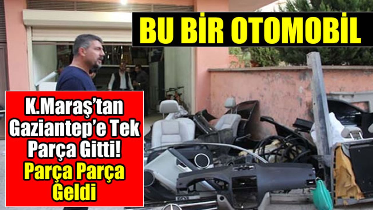 Kahramanmaraş'tan Gaziantep'e Giden Otomobil Böyle Geri Döndü