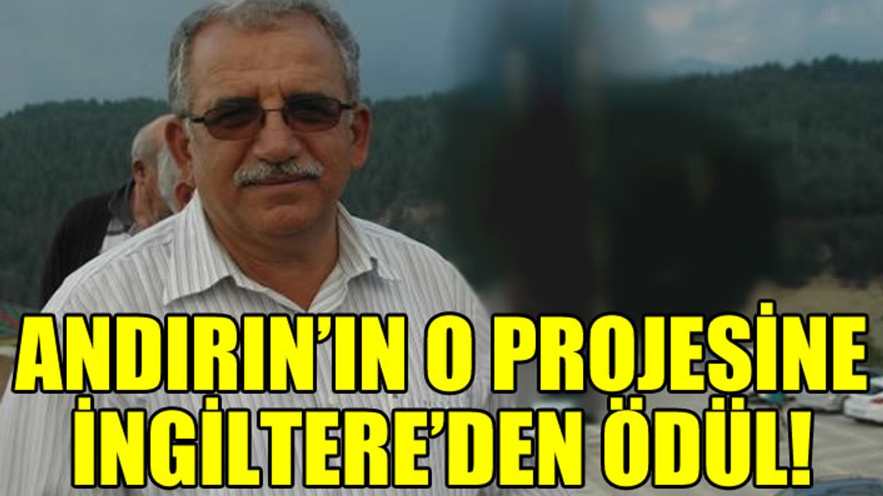 Andırın'ın o projesine Kahramanmaraş'tan ödül