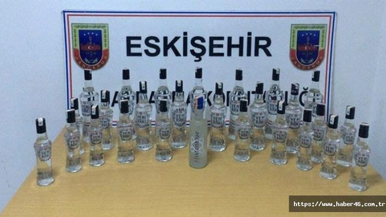 Eskişehir'de sahte içki operasyonu yapıldı!