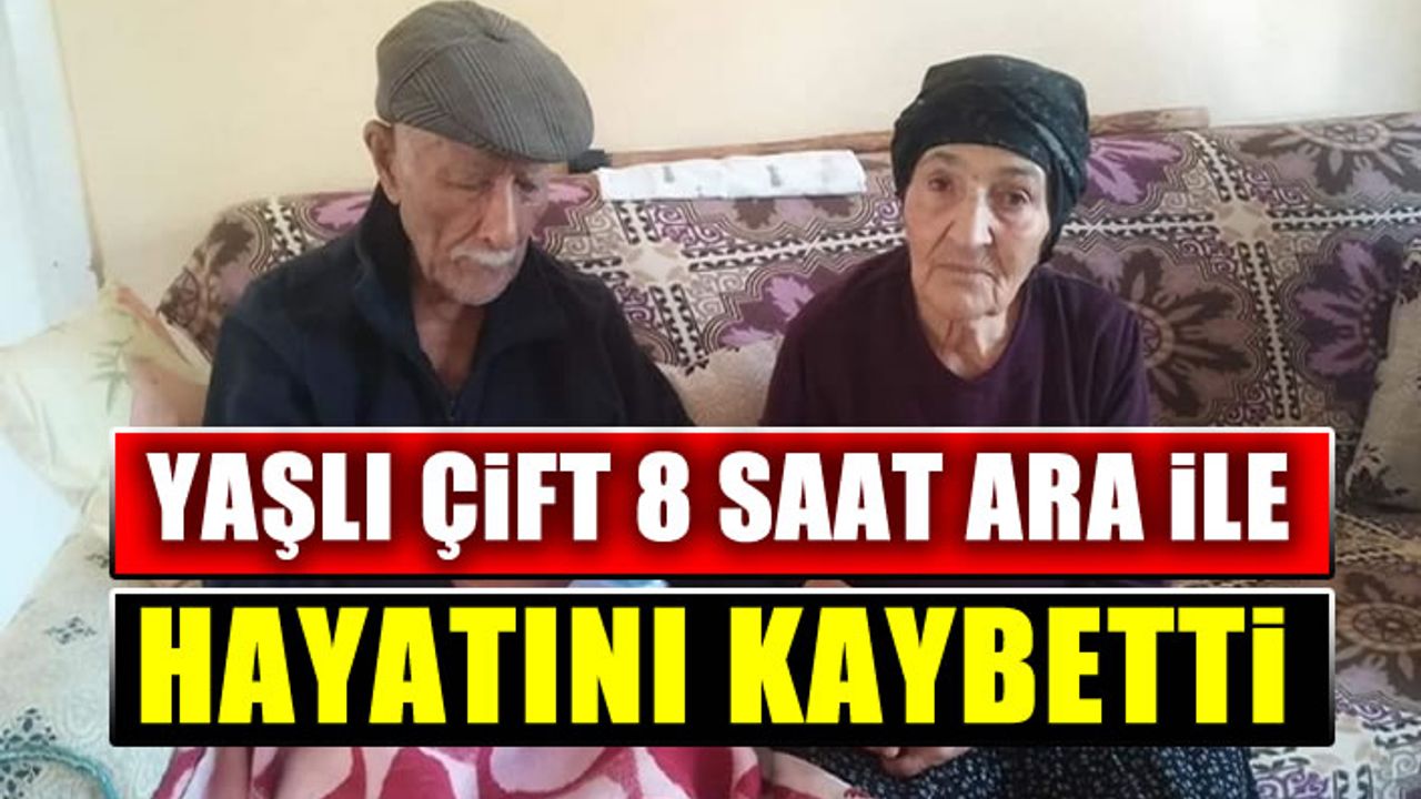 Kahramanmaraş'taki yaşlı çifti ölüm bile ayıramadı, yan yana defnedildiler!
