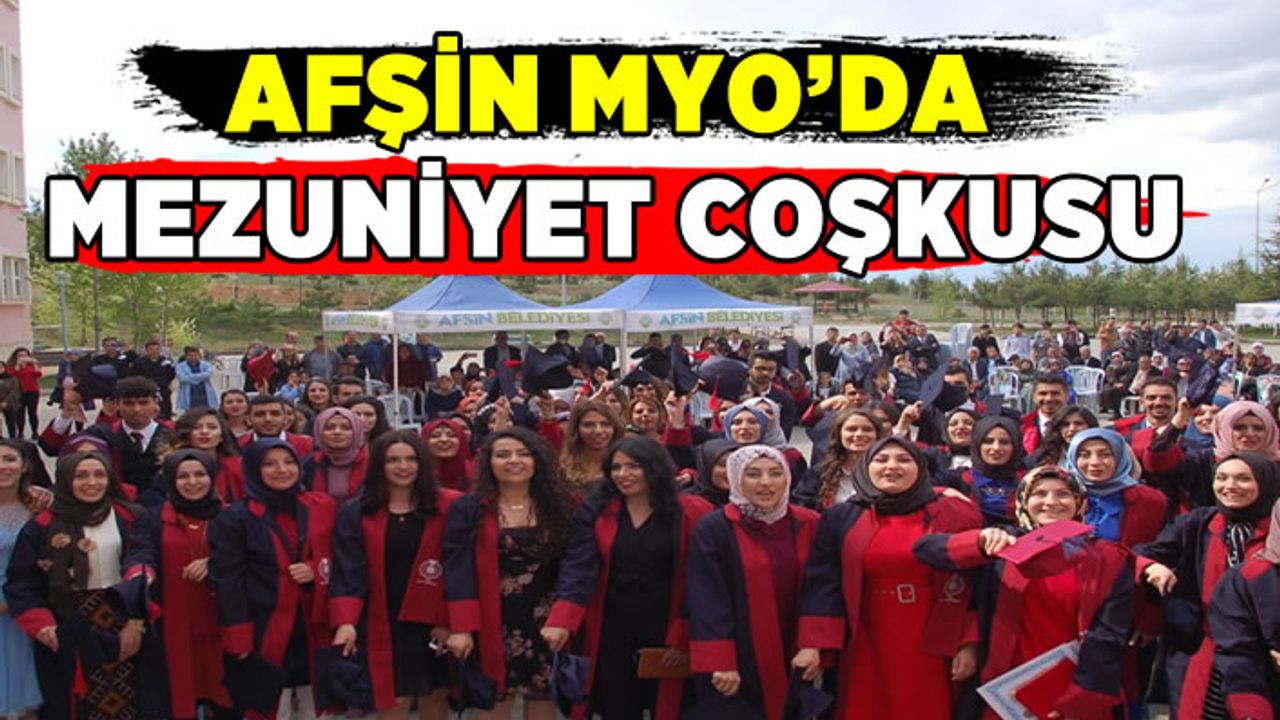 Kahramanmaraş'ta mezun olan 100 öğrenciye diploma verildi