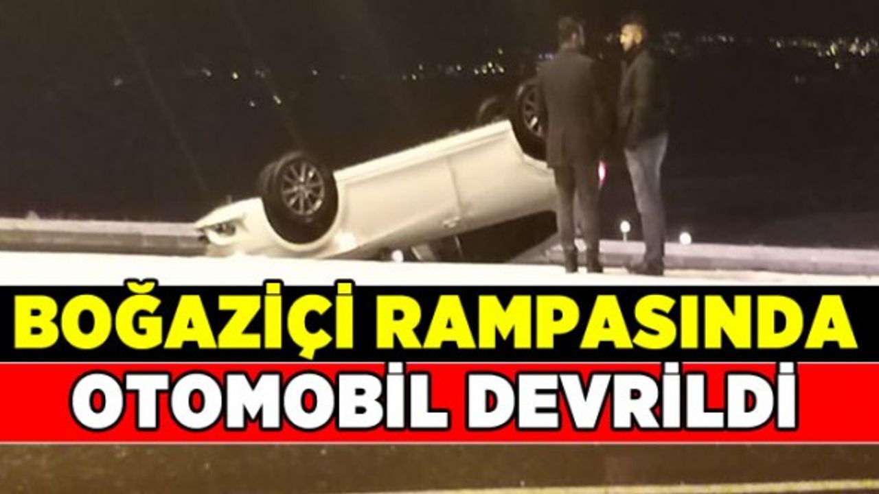 Kahramanmaraş'ta Boğaziçi yolunda otomobil takla attı