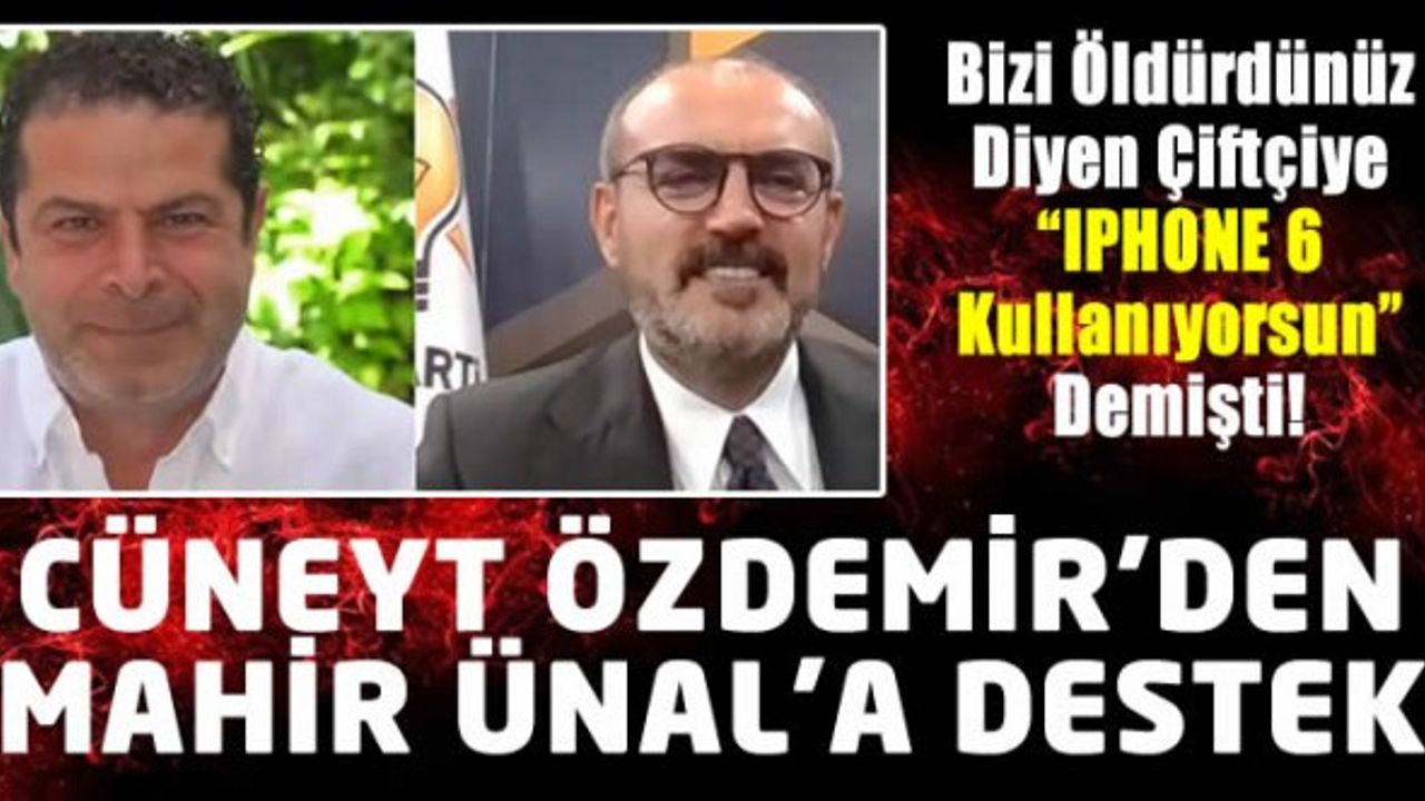 Cüneyt Özdemir'den Mahir Ünal'a Iphone desteği! Ona da tepki yağdı