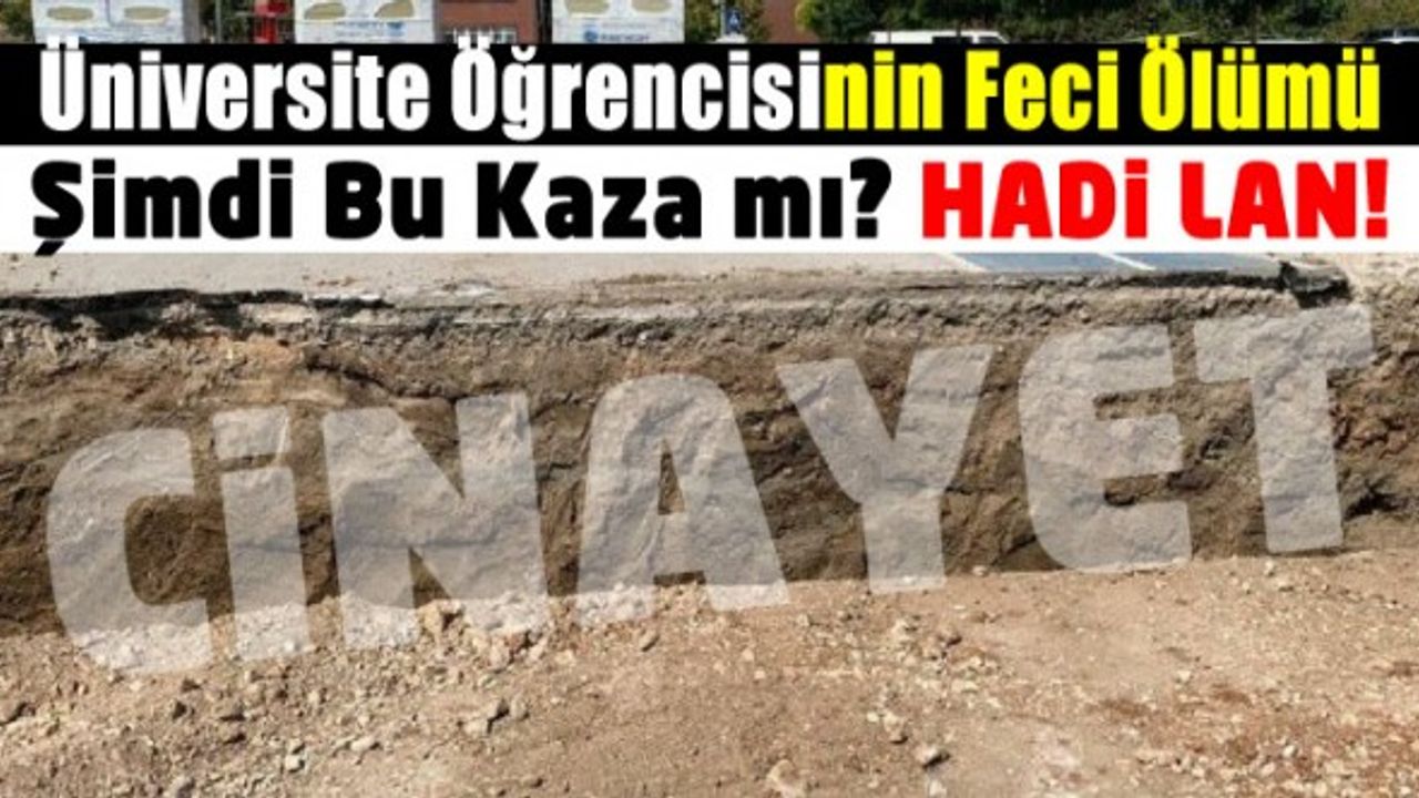 Üniversiteli Ali İhsan Cirit cinayet gibi bir kaza sonucu öldü