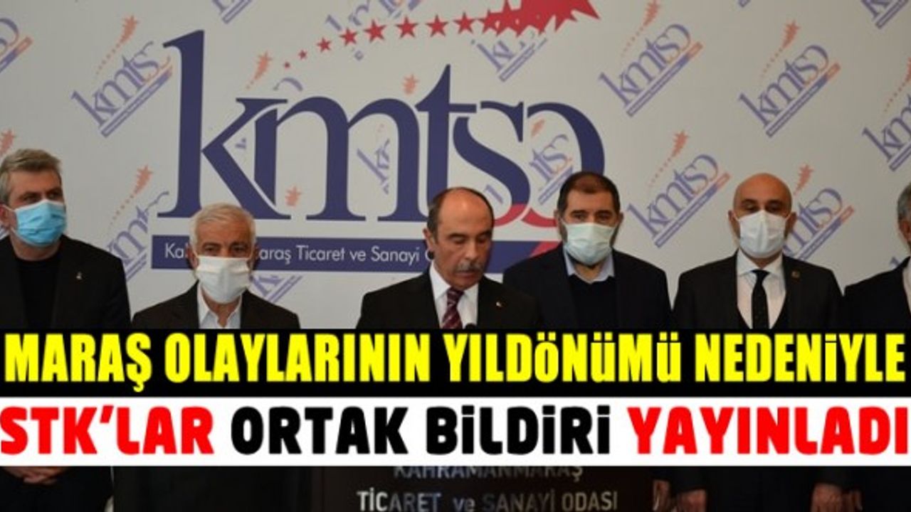 KMTSO Başkanı Balcıoğlu 'Yüreğimize ateş düşüren olaylarda masum insanlarımız canlarından olmuştur'