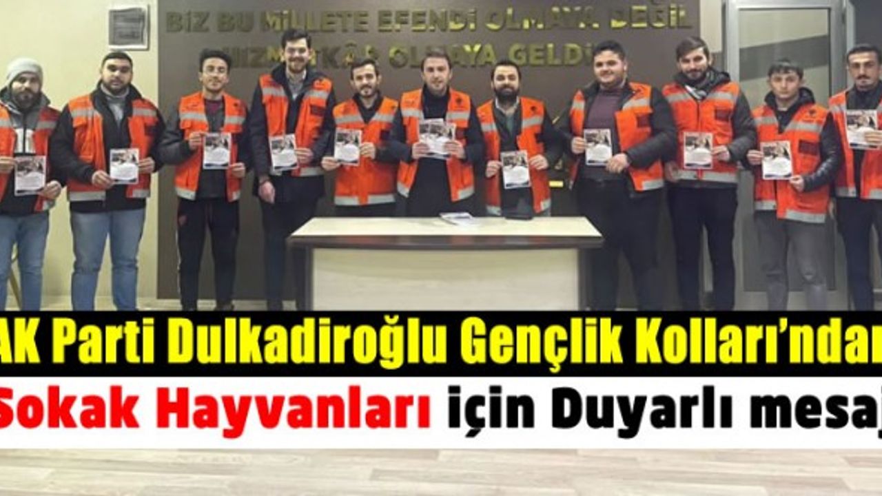 AK Parti Dulkadiroğlu Gençlik Kolları Başkanı Ali Hınaz, “Marşa basmadan önce kaputa vur”