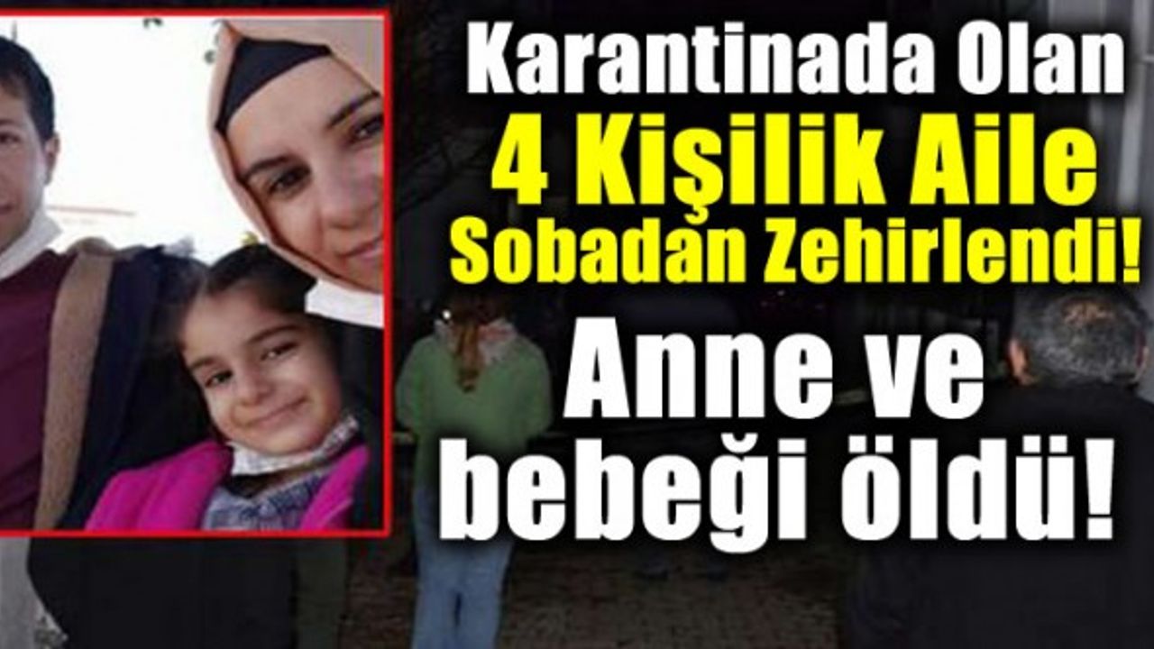 Antalya'da karbonmonoksit gazından zehirlenen anne ve bebeği öldü