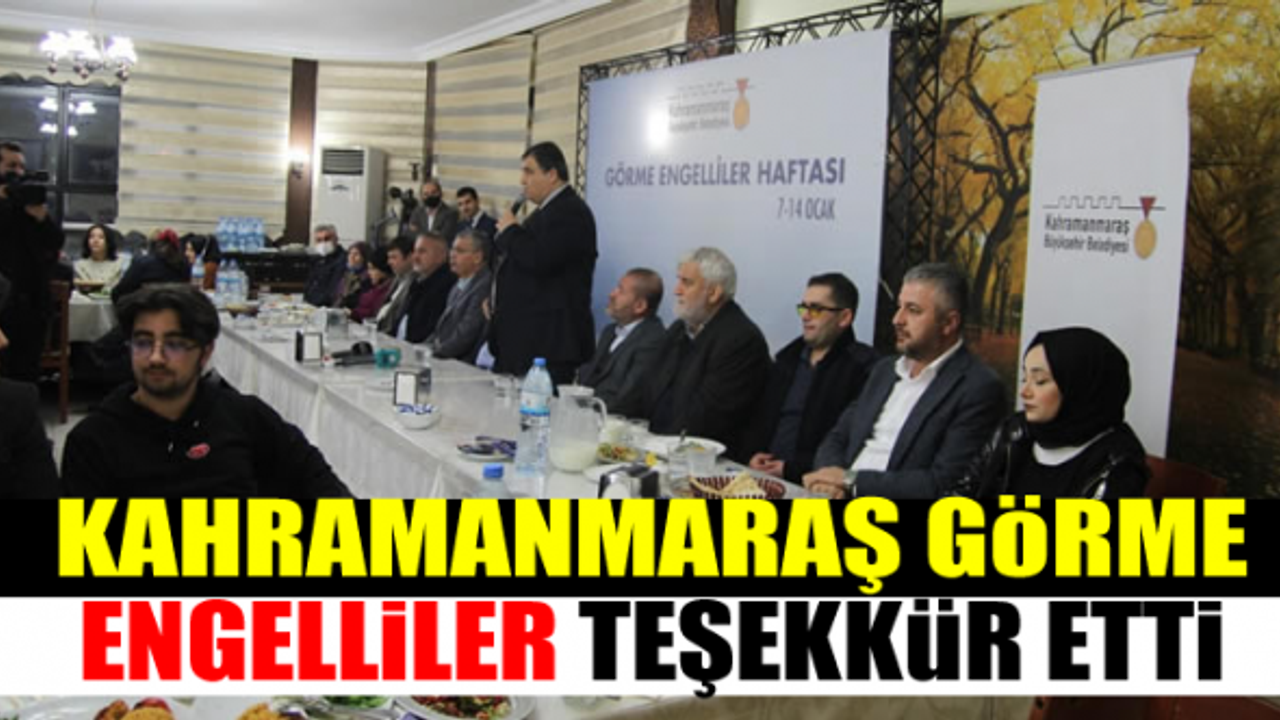 Kahramanmaraş Büyükşehir Belediyesi yemek programı düzenledi!