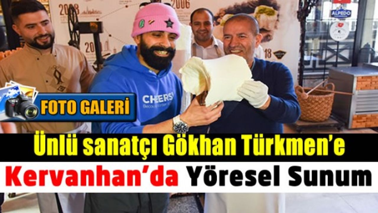 Kahramanmaraş'a gelen ünlü sanatçı Gökhan Türkmen konser öncesi Kervanhan'da Ağırlandı