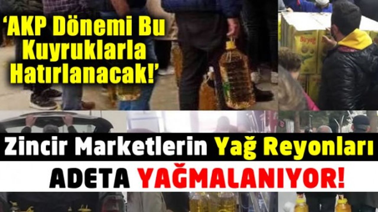 Sıvı yağa zam yağmurundan sonra vatandaşlar marketlerde yağ reyonlarını yağmalıyor! Yağ satışı 1 adet ile sınırlandırıldı