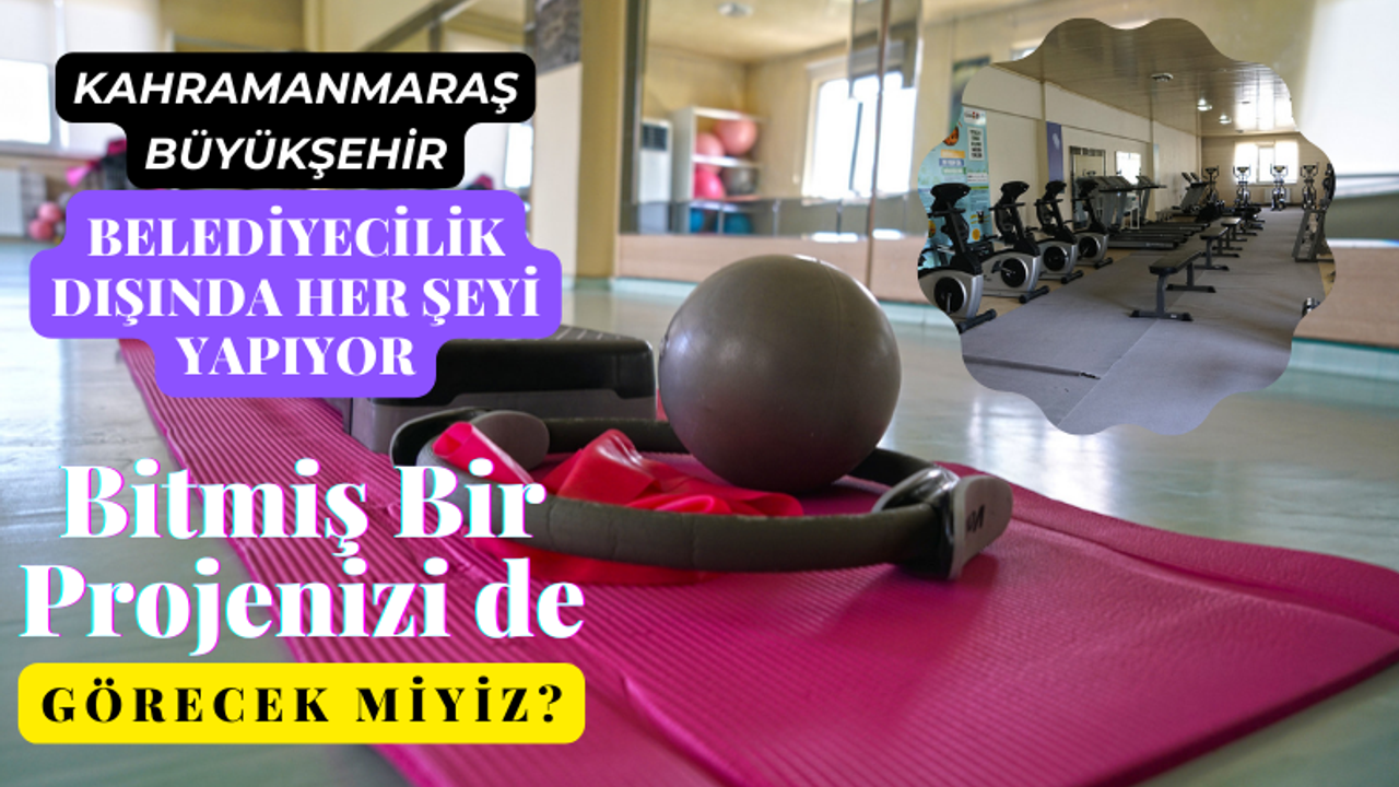 Kahramanmaraş Büyükşehir'den Kadınlar İçin Fitness Eğitimi