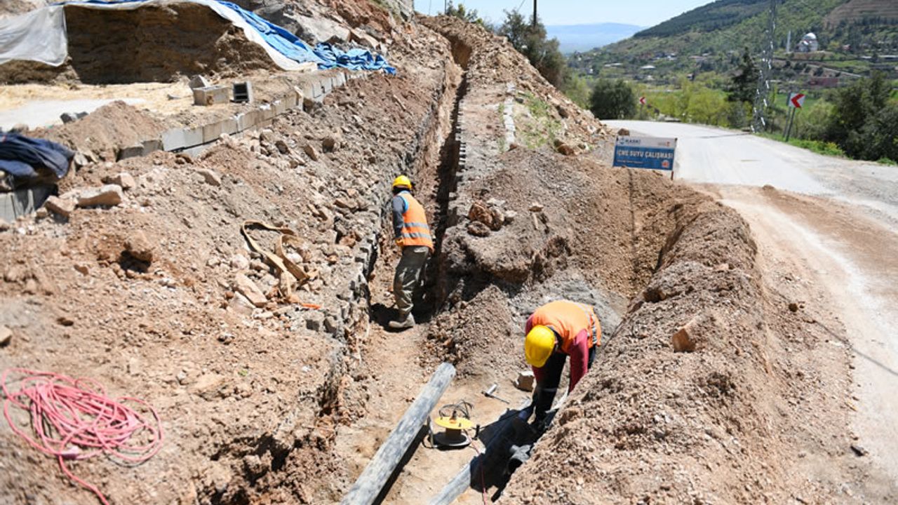 KASKİ Türkoğlu'nun Beyoğlu Mahallesinde İçme Suyu Hattı Çalışmalarına Başladı