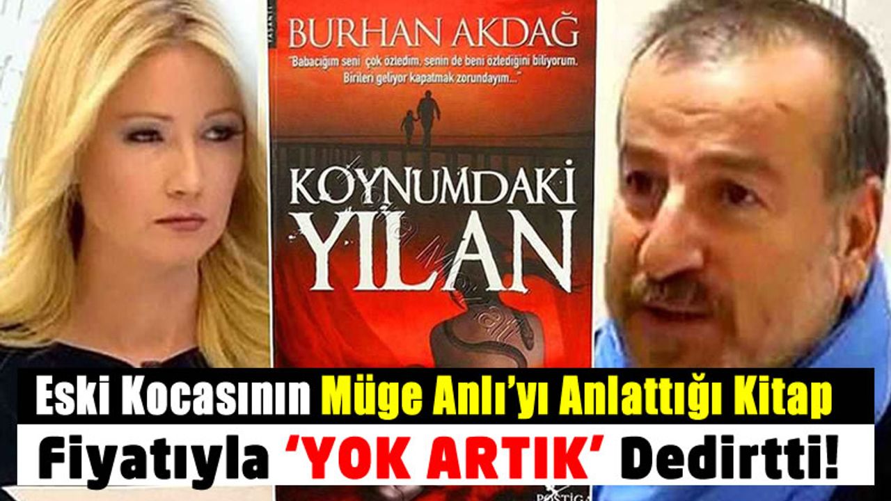 Eski Kocası Burhan Akdağ'ın Müge Anlı'yı Anlattığı 'Koynumdaki Yılan' Kitabına Rekor Fiyat!