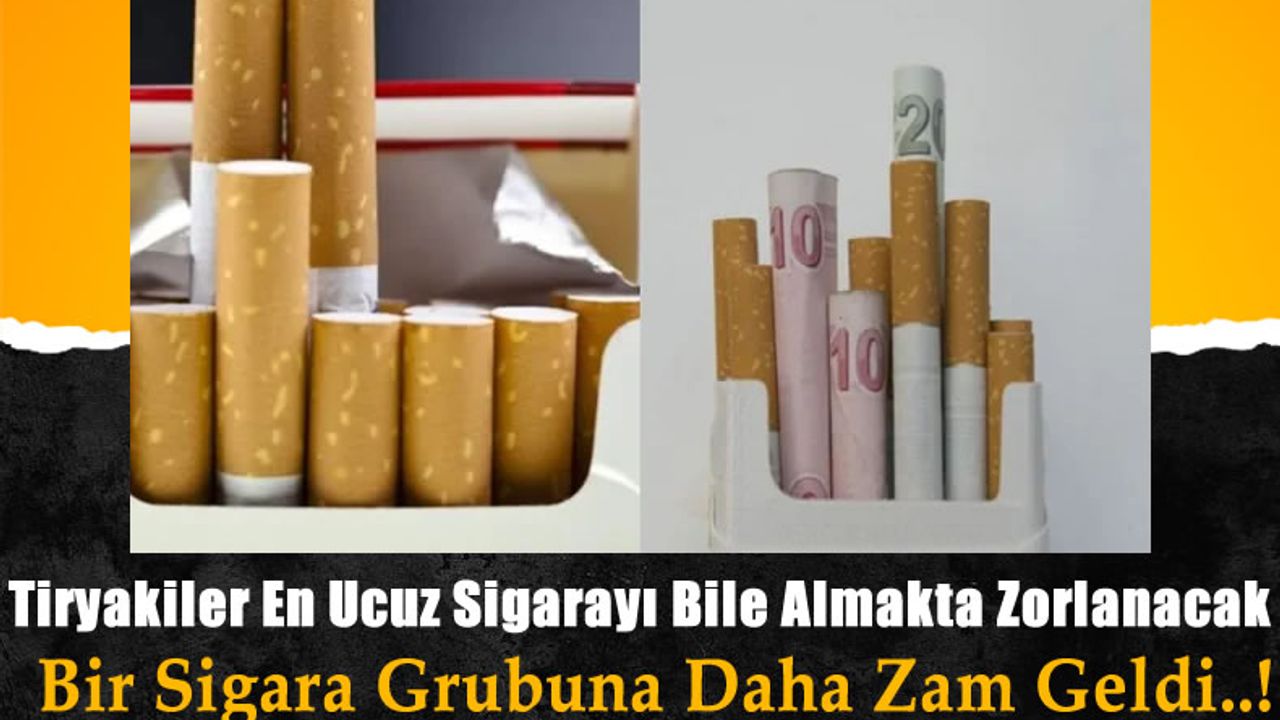 Tiryakilere Kötü Haber: Bir Sigara Grubuna Daha 2 TL'lik Zam Geldi! 5 Mayıs 2022 Güncel Sigara Fiyatları