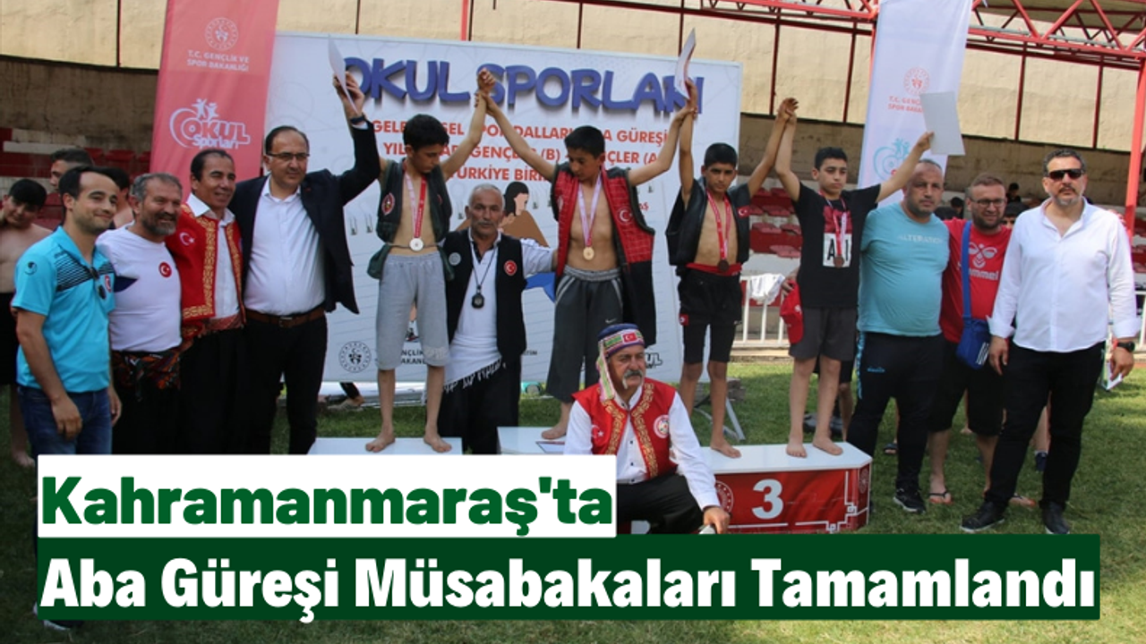 Kahramanmaraş'ta Aba Güreşi Türkiye Birinciliği Müsabakalarında Şampiyonlar Belli Oldu!