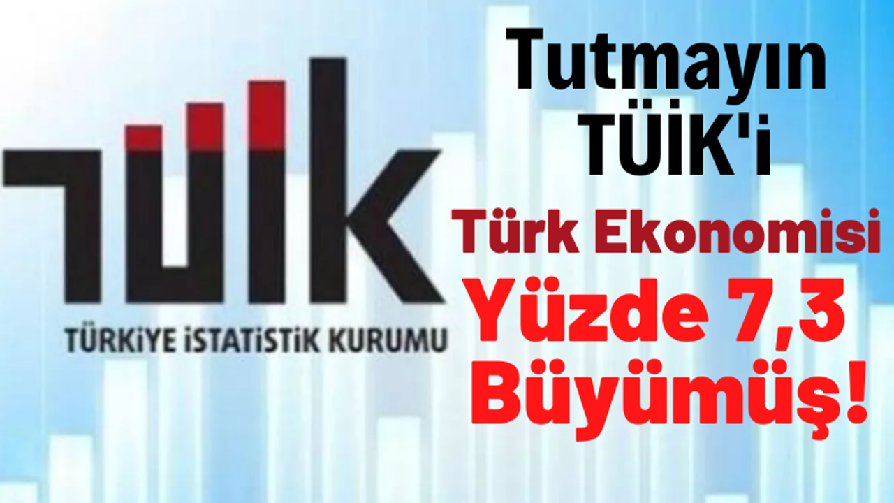 TUİK'e Göre Türkiye Ekonomisi Yüzde 7,3 Büyümüş!