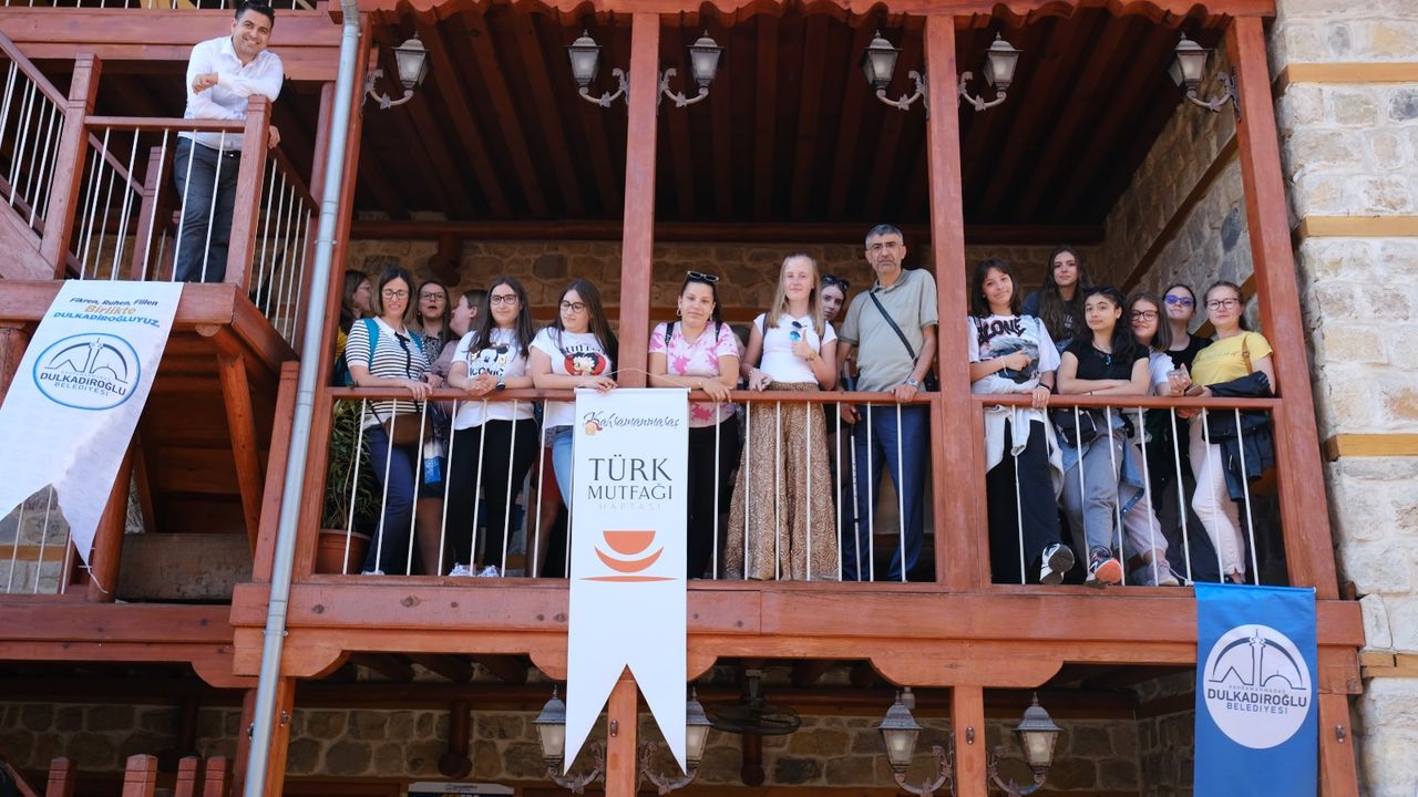 Kahramanmaraş'a Gelen Yabancı Turistler Mutfak Müzesini Ziyaret Etti