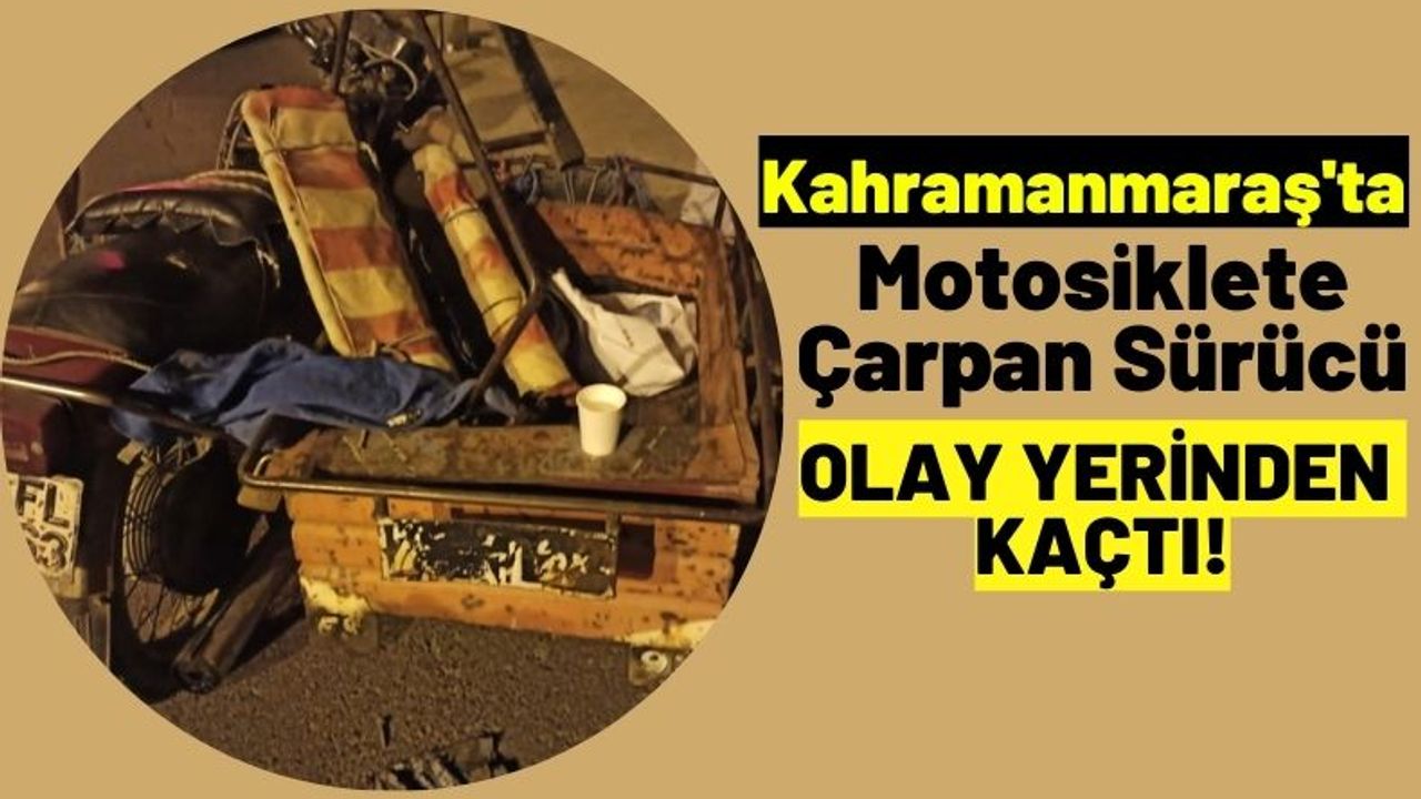Kahramanmaraş'ta Otomobilin Çarptığı Motosikletteki 3 Kişi Yaralandı!
