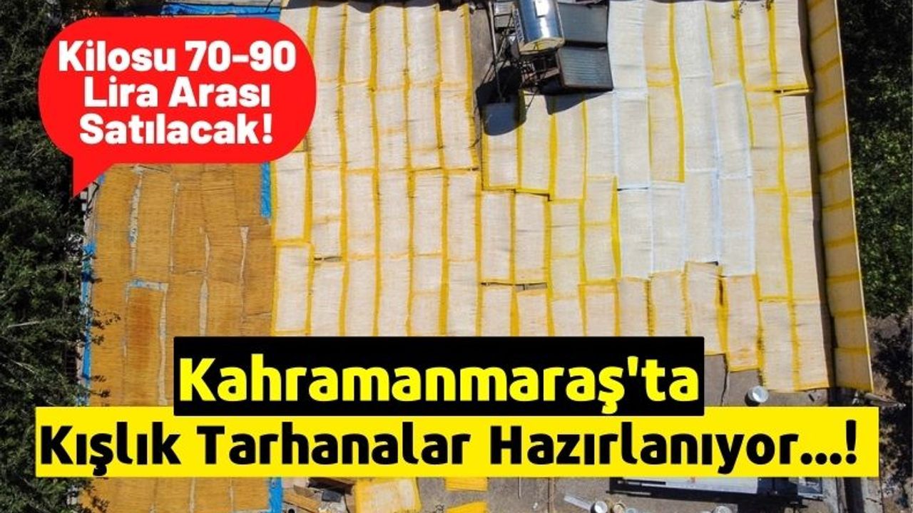 Kahramanmaraş'ta Kış Hazırlığı: Meşhur 'Maraş Tarhanası' Üretimi Başladı!