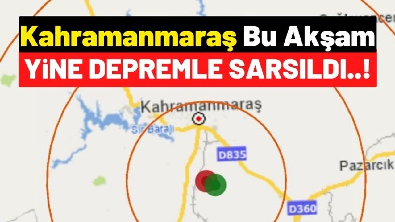 Kahramanmaraş Sabah Akşam Sallanıyor: 2.5 Büyüklüğünde Deprem!