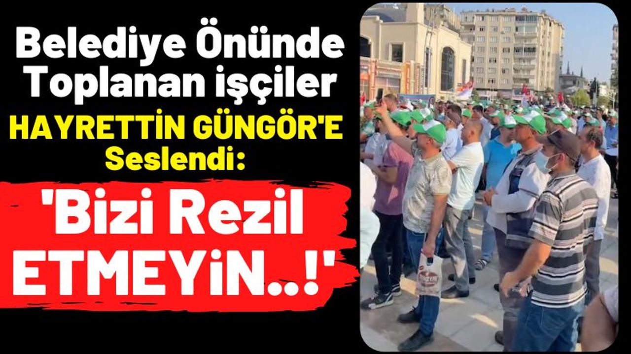 Kahramanmaraş Büyükşehir Belediyesi Önünde Eylem!