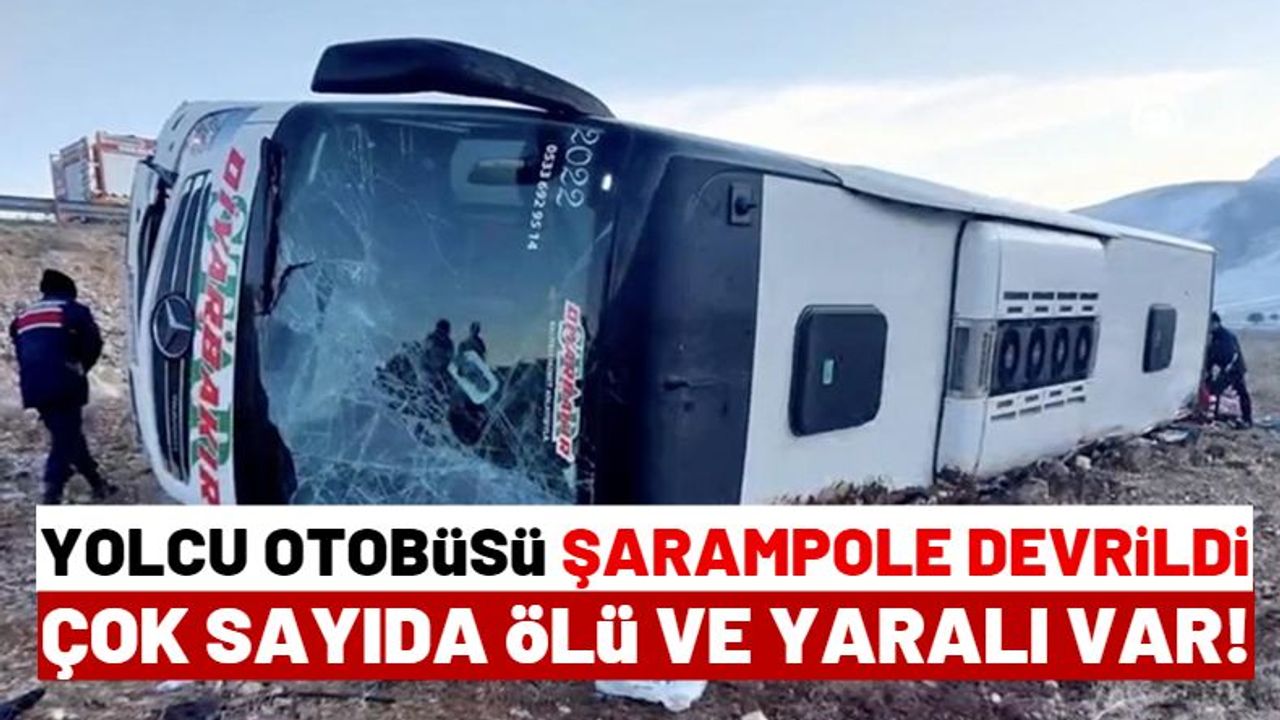 Katliam Gibi Kaza: Yolcu Otobüsü Devrildi, 6 Ölü 36 Yaralı!