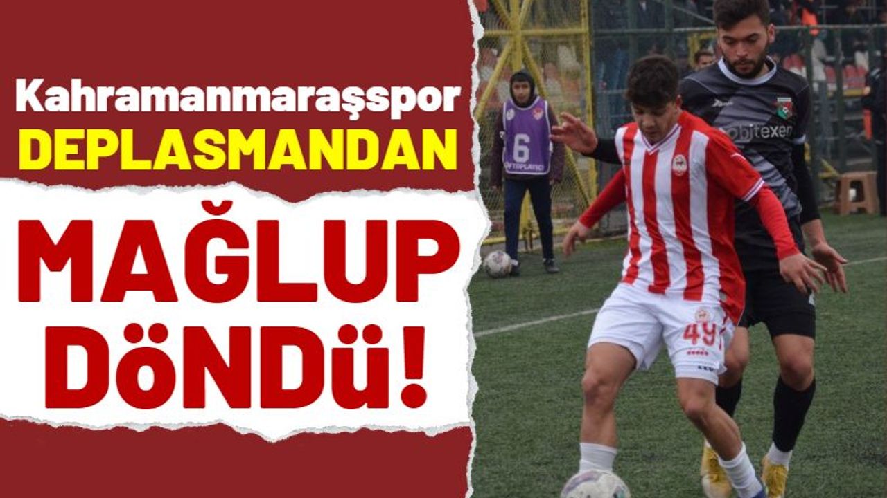 Kahramanmaraşspor Deplasmanda Karaman FK Spor'a 1-0 Yenildi!
