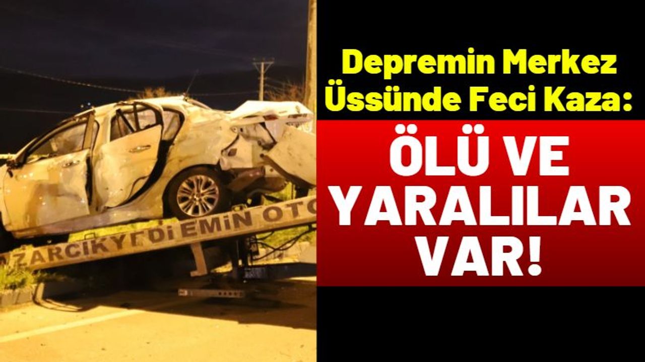 Kahramanmaraş'ta Tırla Otomobil Kavşakta Çarpıştı: 1 Ölü, 3 Yaralı!