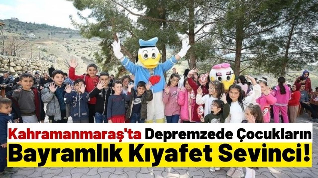 Marmara Depremini Yaşayan Gönüllülerden, Kahramanmaraş'taki Çocuklara Yardım Eli!