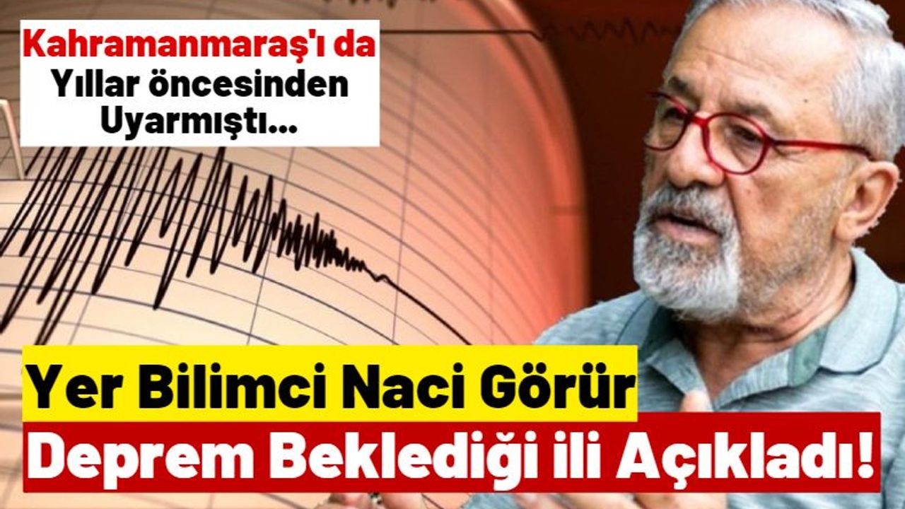 Naci Görür: 'Adana'da Kırılmamış Fay Hatları Var, Deprem Olabilir'