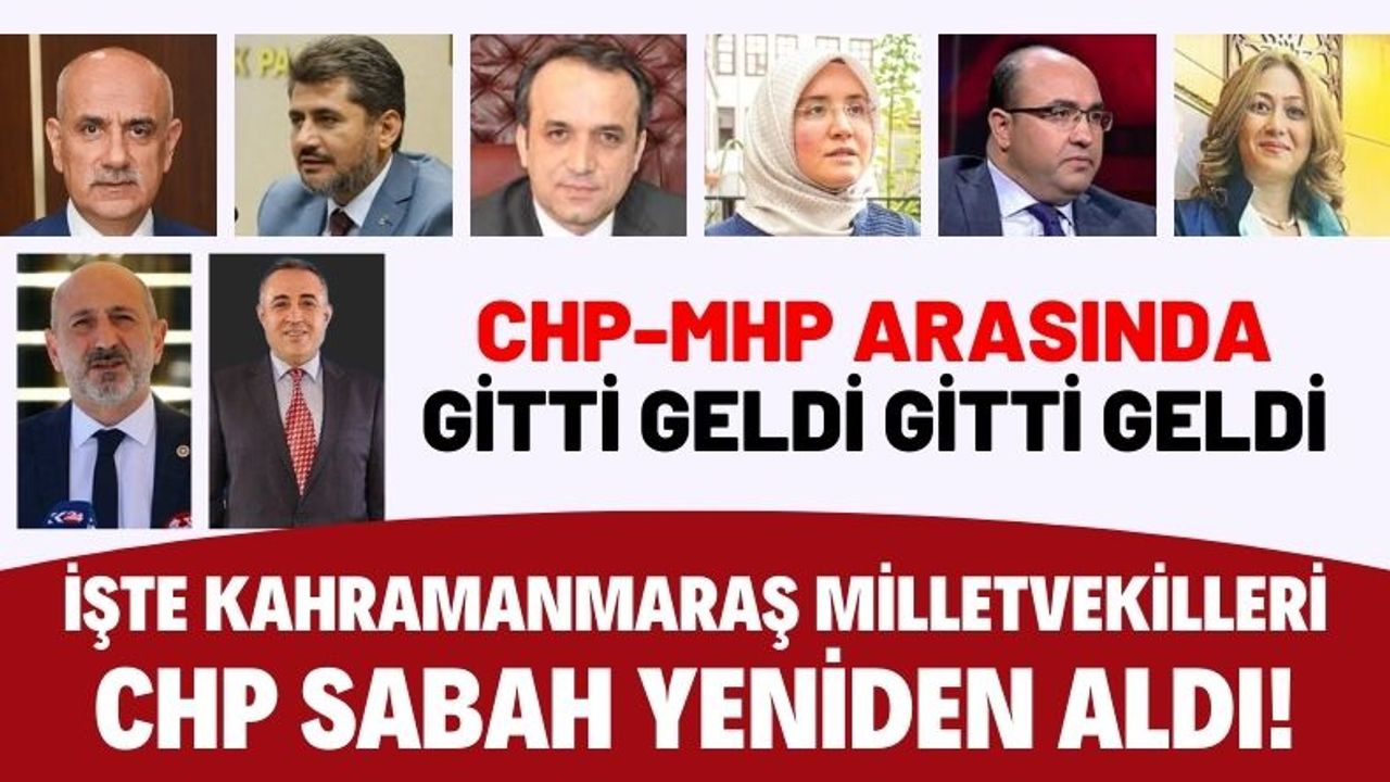 2023 Kahramanmaraş Milletvekilleri isim listesi Ak Parti MHP CHP İYİ Parti Seçim Sonucu