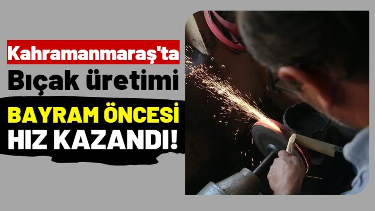 Kahramanmaraş'ın Tescilli 'Hartlap Bıçağı' Kurban Bayramına Hazır!