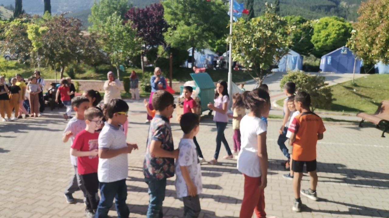 Kahramanmaraş'ta Depremzede Çocuklar İçin Eğlence Düzenlendi!