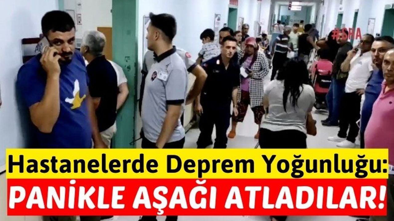 Adana 5.5 İle Sallandı! Vatandaşlar Panikle Binalardan Atladı!