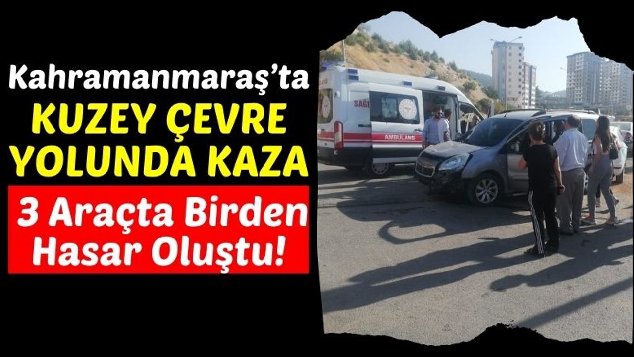 Kahramanmaraş'ta Hafif Ticari Araç Refüje Çıktı: 1 Kişi Yaralandı!