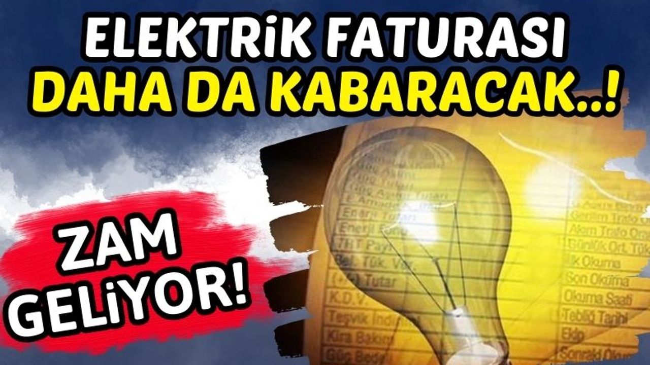 Türkiye Yüzyılında Zamlar Tam Gaz Sürüyor! 1 Ekim'de Elektriğe de Dev Zam Geliyor!