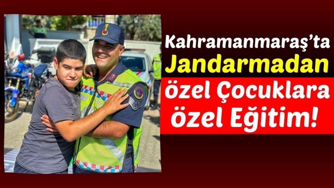 Kahramanmaraş'ta Otizmli Ve Engelli Çocuklara Özel Trafik Eğitimi!
