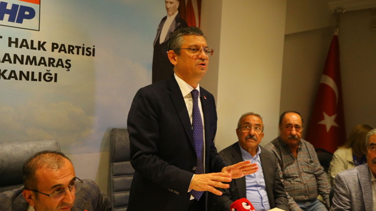 CHP Genel Başkan Adayı Özel, Kahramanmaraş'ta Konuştu: 'Sorumluluk Üstlendik'