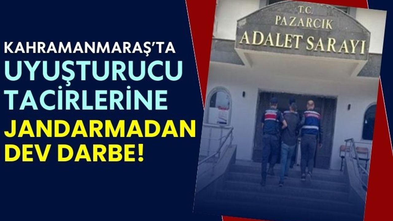 Kahramanmaraş'ta Uyuşturucu Operasyonunda 26 Kişi Yakalandı!