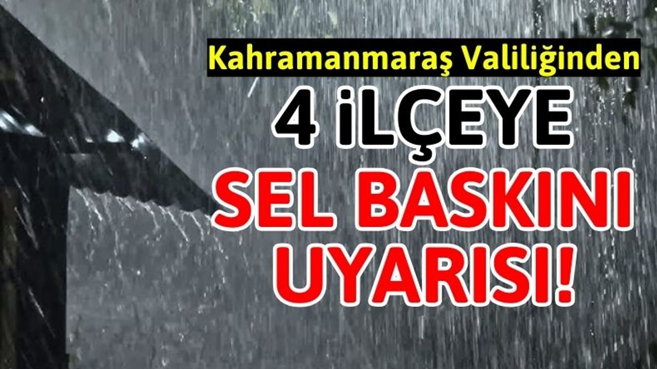 Kahramanmaraş'ta Konteyner Kent Sakinleri Dikkat: Sağanak Yağış Etkili Oluyor!