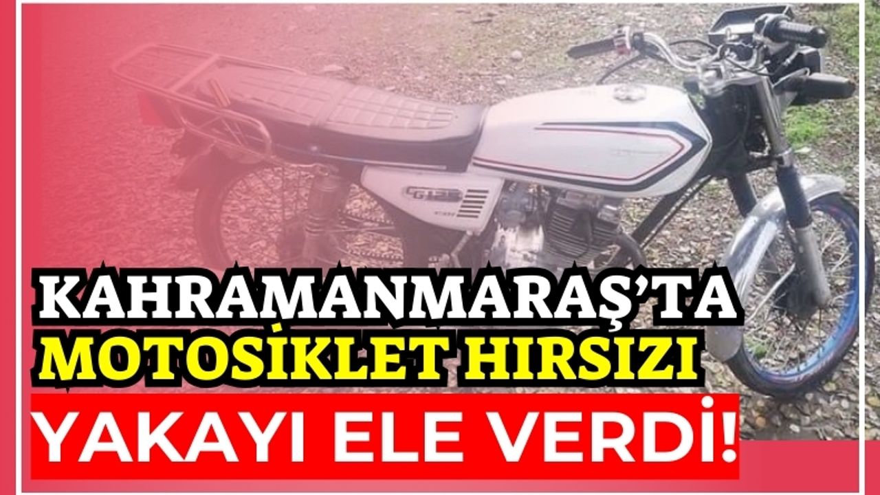 Kahramanmaraş'ta 5 Motosiklet Çalan Hırsız Tutuklandı!