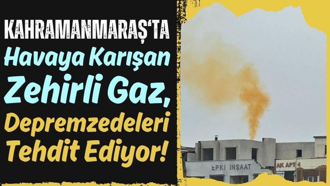 Kahramanmaraş'ta Kuyumcu Atölyesi Depremzedelere Zehir Saçıyor!
