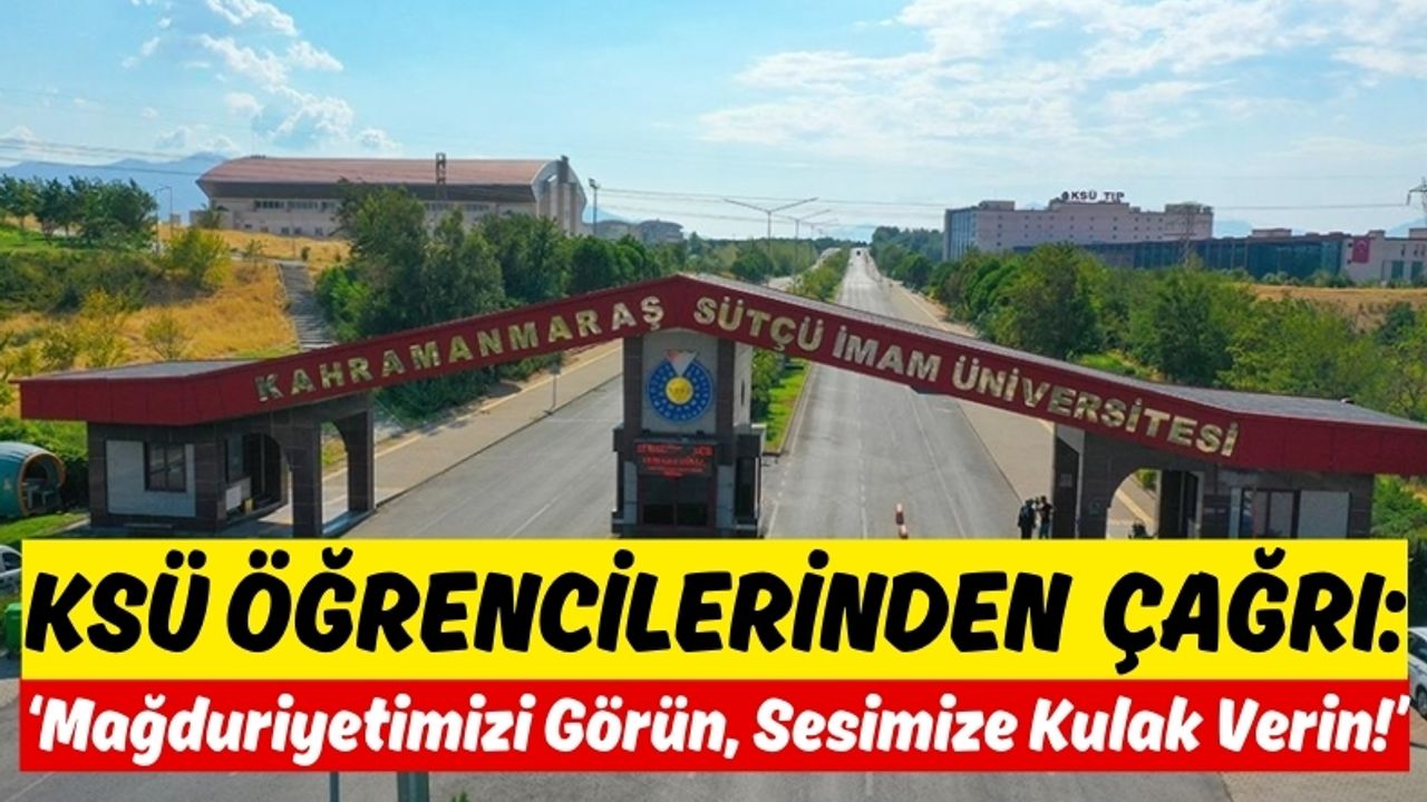 Kahramanmaraş'ta Üniversiteliler Mağdur: 'Uzaktan Eğitim ve Yurt Sorununa Son Verin!'