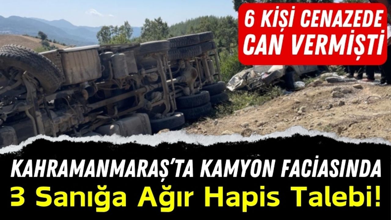 Kahramanmaraş'taki Mezarlık Kazasında 262 Yıl Hapis Talebi!