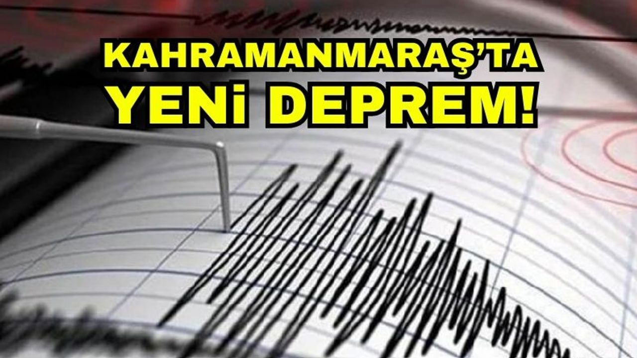 Kahramanmaraş'ta 3.8 Büyüklüğünde Artçı Deprem!