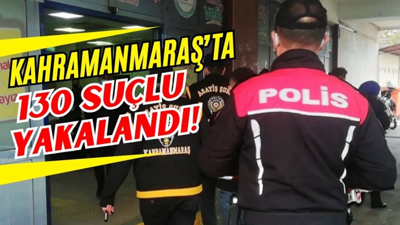Kahramanmaraş'ta Uyuşturucu ve Hırsızlık Operasyonları Gerçekleştirildi!