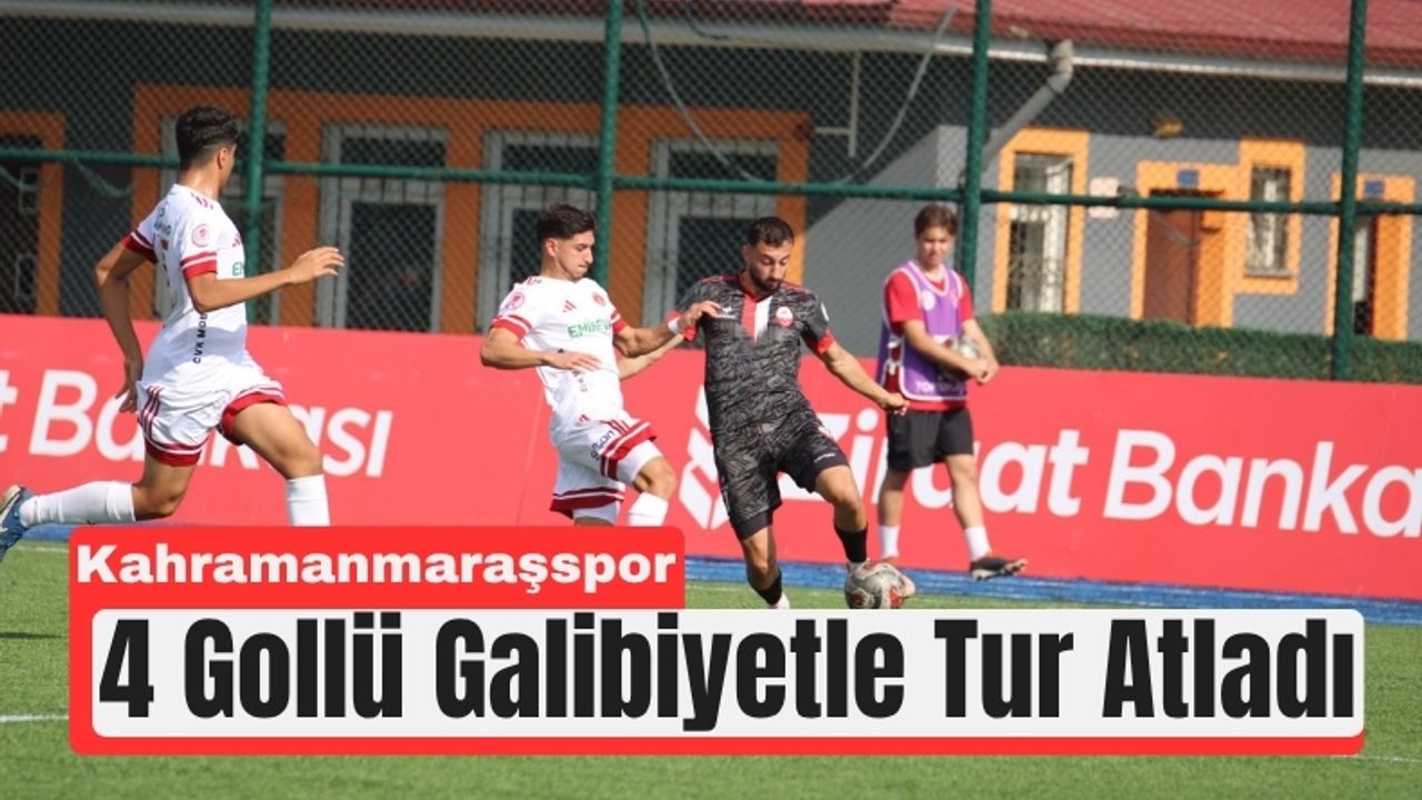 Kahramanmaraşspor, Kupa’da 4. Tura Adını Yazdırdı